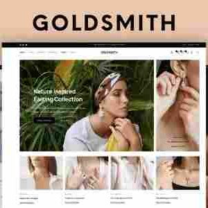 GoldSmith Theme GPL Jewelry Store WooCommerce Elementor Theme