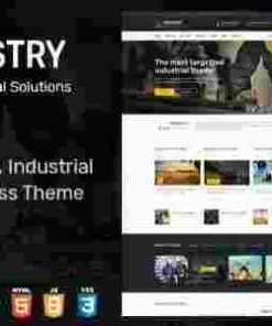 Industry Theme GPL WordPress Theme for Factory and Industrial Business