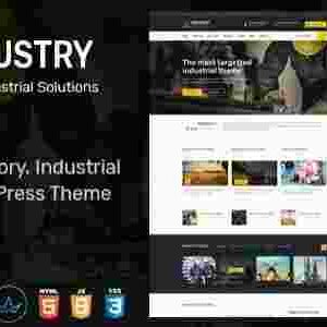 Industry Theme GPL WordPress Theme for Factory and Industrial Business