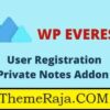 User Registration Private Notes Addon GPL Plugin