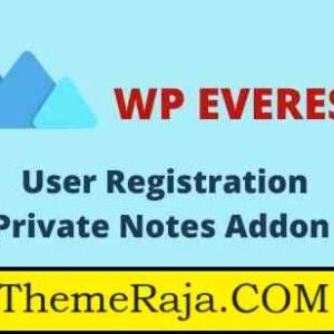 User Registration Private Notes Addon GPL Plugin