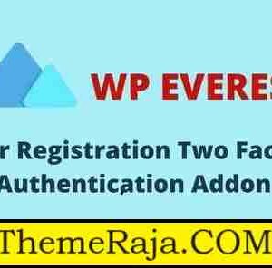 User Registration Two Factor Authentication Addon GPL Plugin