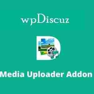 wpDiscuz Media Uploader Addon GPL Plugin
