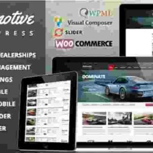Automotive Theme GPL Car Dealership Business WordPress Theme