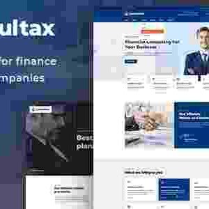 Consultax Theme GPL Financial & Consulting WordPress Theme