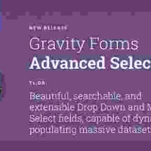 Gravity Perks Advanced Select GPL Plugin