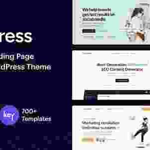 LandPress Theme GPL Marketing Landing Page Elementor WordPress Theme