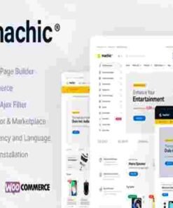 Machic Theme GPL Electronics Store WooCommerce WordPress Theme