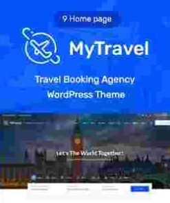 MyTravel Theme GPL Tours & Hotel Bookings WooCommerce Theme