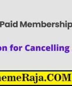 Paid Memberships Pro Reason for Cancelling Addon GPL Plugin