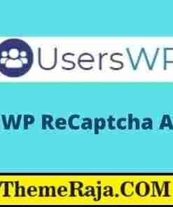 UsersWP ReCaptcha Addon GPL Plugin