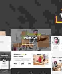 WeMove Theme GPL Home Moving & Logistic WordPress Theme