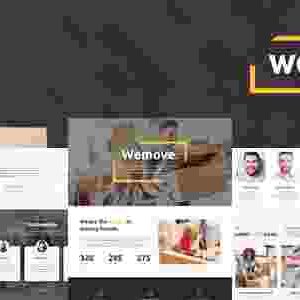 WeMove Theme GPL Home Moving & Logistic WordPress Theme