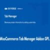 WooCommerce Tab Manager Addon GPL 1.16.2 1 WooCommerce Tab Manager Addon GPL
