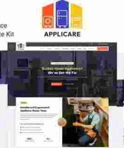 Applicare Home Appliance Repair Services Elementor Pro Template Kit GPL