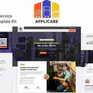 Applicare Home Appliance Repair Services Elementor Pro Template Kit GPL