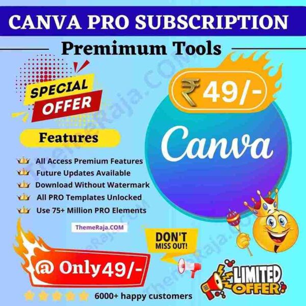 Canva Pro Subscription Personal Account Cheap Price