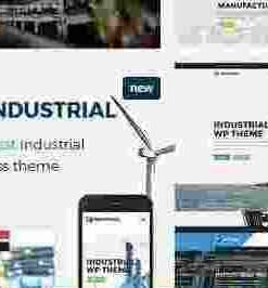Industrial Theme GPL Factory Business WordPress Websites