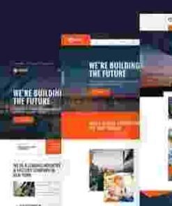 Indutri Theme GPL Factory & Industrial WordPress Theme