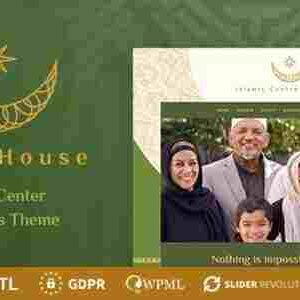 Islam House Theme GPL Mosque and Religion WordPress Theme