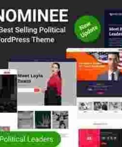Nominee Theme GPL Political WordPress Theme for CandidatePolitical Leader
