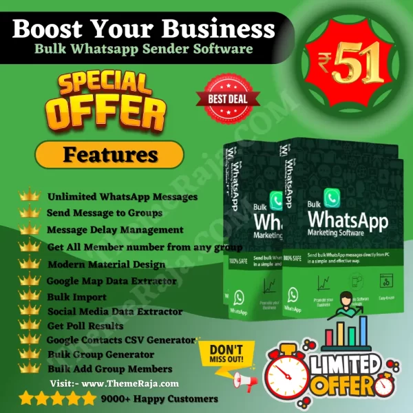 Whatsapp Bulk Message Sending Software Low Price