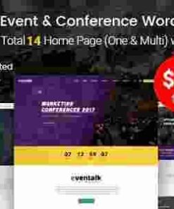 EvenTalk Theme GPL Event Conference WordPress Theme