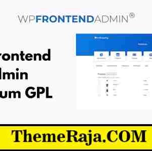 WP Frontend Admin Premium GPL