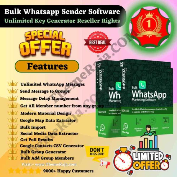 Whatsapp Bulk Message Sending Software Low Price With Resell