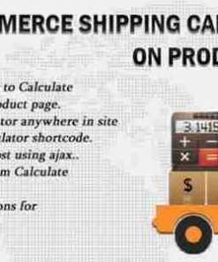 Woocommerce Shipping Calculator On Product Page GPL