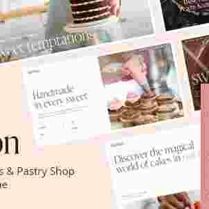 Bonbon Theme GPL – Chocolate & Pastry Shop WordPress Theme