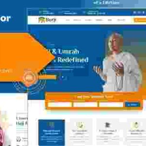 Burji Hajj & Umrah Tour Elementor Travel Template Kit