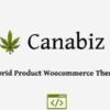 Canabiz Theme GPL Marijuana WordPress Theme