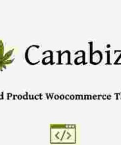 Canabiz Theme GPL Marijuana WordPress Theme