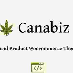 Canabiz Theme GPL Marijuana WordPress Theme