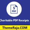 Charitable PDF Receipts GPL