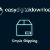 Easy Digital Downloads Simple Shipping Addon GPL