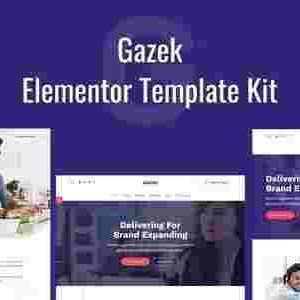 Gazek GPL Agency Portfolio Elementor Template Kit