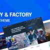 Makaffo Theme GPL Industry & Factory WordPress Theme