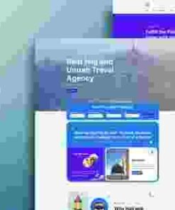 Uhud Hajj & Umrah Tour Travel Elementor Template Kit