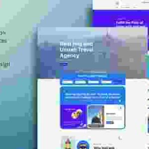 Uhud Hajj & Umrah Tour Travel Elementor Template Kit