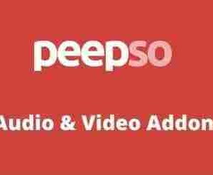 Wordpress PeepSo Audio & Video Addon GPL