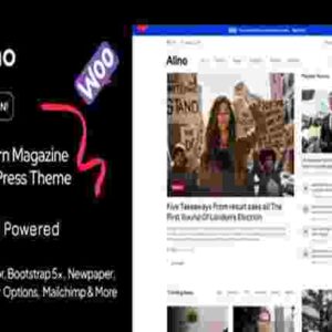 Alino Theme GPL Personal Blog WordPress Theme