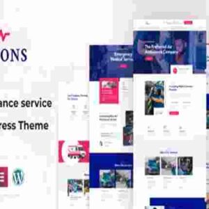Ambons Theme GPL Ambulance Service WordPress Theme