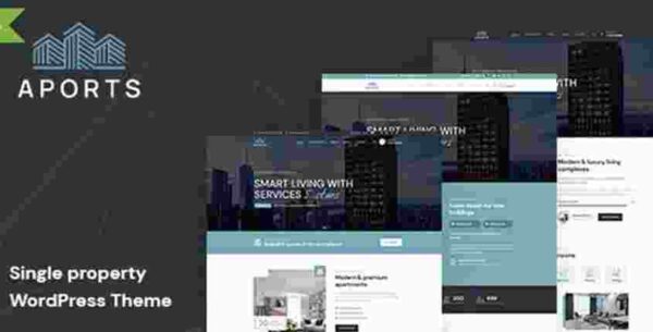 Aports Theme GPL Single Property WordPress Theme