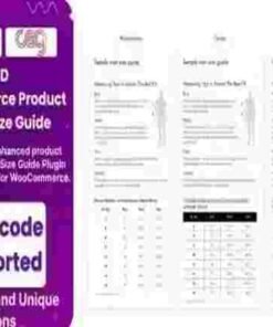 BWD Product Custom Size Guide GPL For WooCommerce
