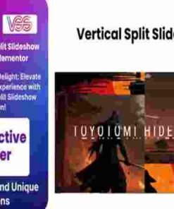 BWD Vertical Split Slideshow GPL Addon For Elementor