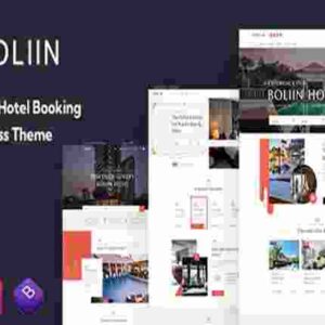 Boliin Theme GPL Resort & Hotel Booking WordPress Theme