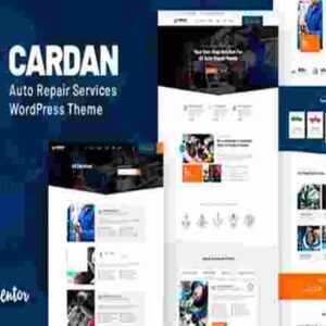 Cardan Theme GPL Auto Repair WordPress Theme