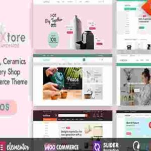 CraftXtore Theme GPL Handmade, Ceramics and Pottery Shop WooCommerce Theme